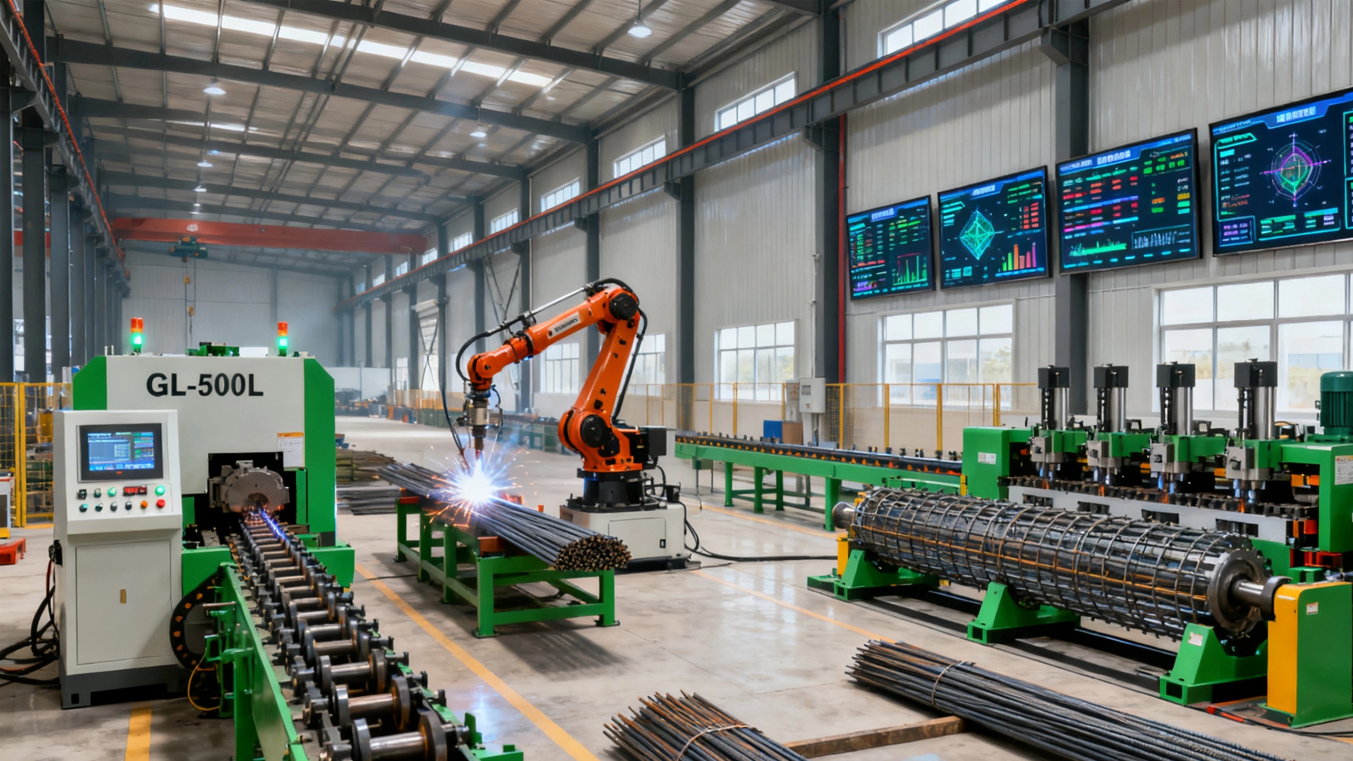 Intelligent Rebar Processing Equipment Pioneers Industry Innovation, Empowering Key Infrastructure Projects