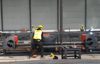 Full-automatic numerical control steel bar hoop bender series